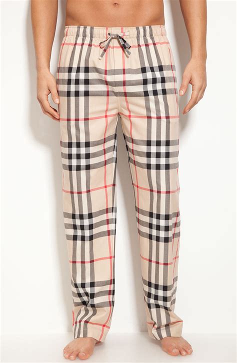 burberry womens pyjamas|burberry check cotton pajama pants.